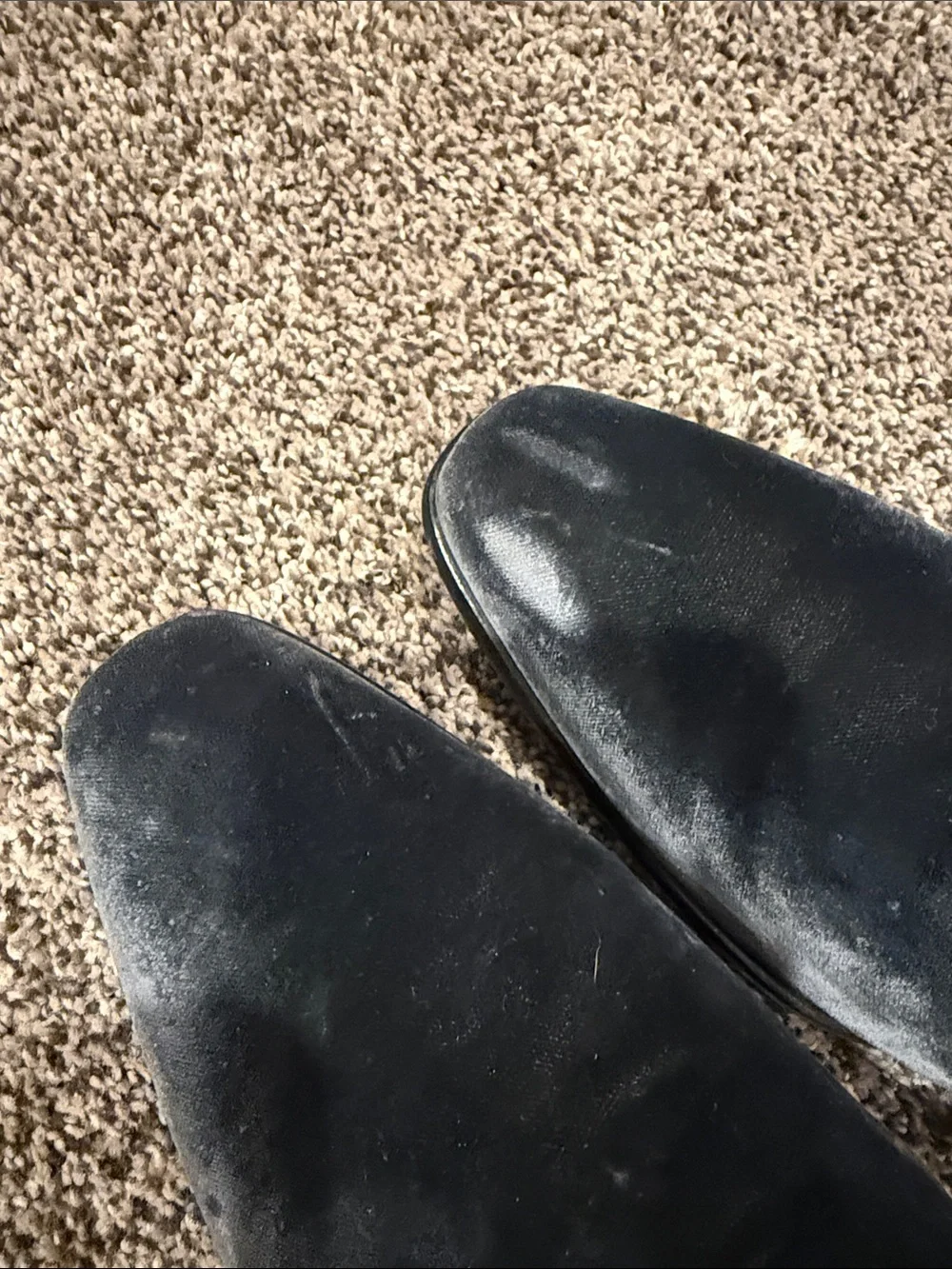 Magnanni Black Velvet Slip-On Loafers with Red Lining